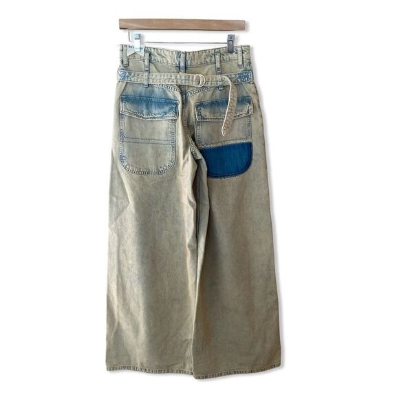 NEW Free People We The Free Jeans Waterfalls baggy wide leg denim pants 26 - Picture 7 of 12